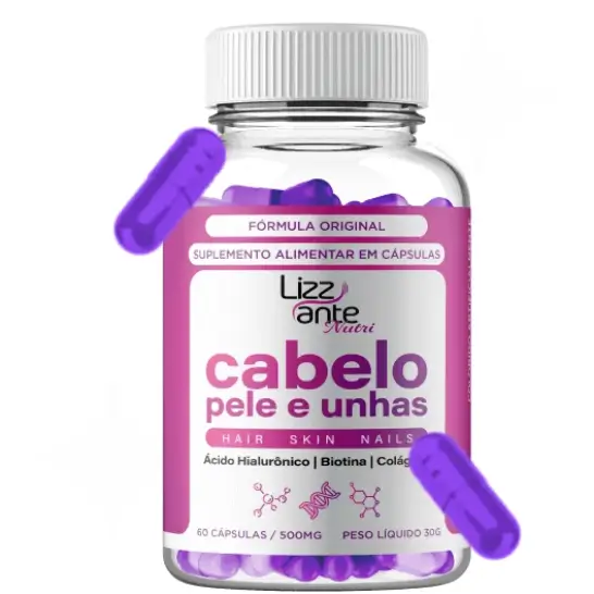 Lizz Ante Nutri Original suplemento para cabelos, pele e unhas